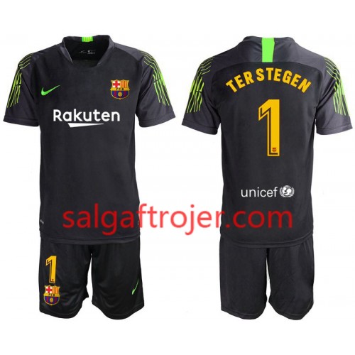 FC Barcelona Fodboldtrøjer TER STEGEN 1 Målmand Børn Udebanesæt 2019/20 Kort ærmer FC Barcelona Fodboldtrøjer TER STEGEN 1 Målmand Børn Udebanesæt 2019/20 Kort ærmer